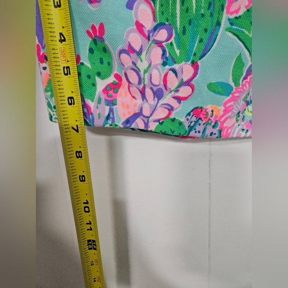 Lilly Pulitzer Jayne Knit Shorts in the "Me and My Zesty" print - Picture 4 of 5